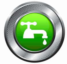 Renewable Energy Enterprises, LLC hot water heating button, Image may be subject to copyright.