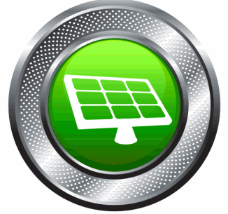 Renewable Energy Enterprises, LLC solar button, Image may be subject to copyright.